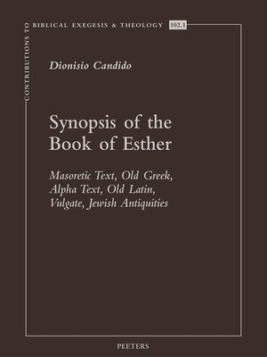 cover image of Synopsis of the Book of Esther